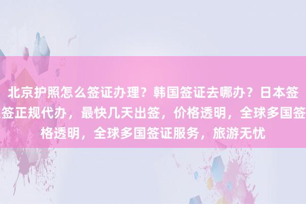 北京护照怎么签证办理？韩国签证去哪办？日本签证找哪家？华网旅签正规代办，最快几天出签，价格透明，全球多国签证服务，旅游无忧